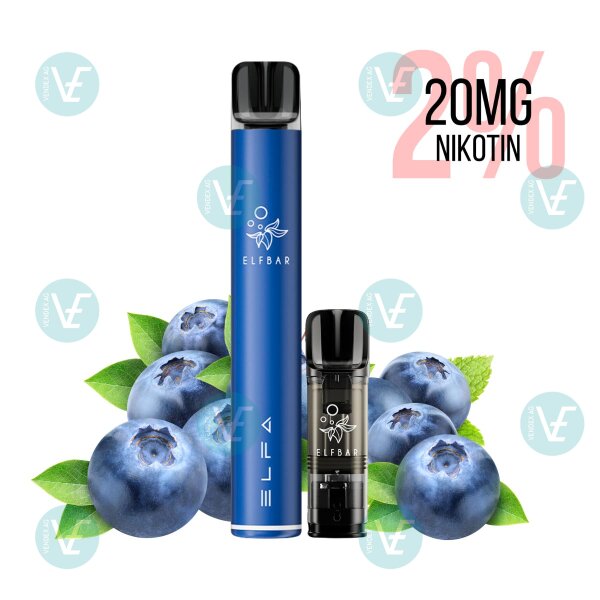 Elfbar - Elfa Pro Starter Kit - Twilight Blue - Blueberry