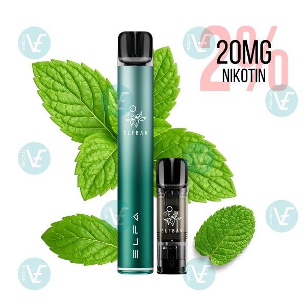 Elfbar - Elfa Pro Starter Kit - Twilight Cyan - Spearmint