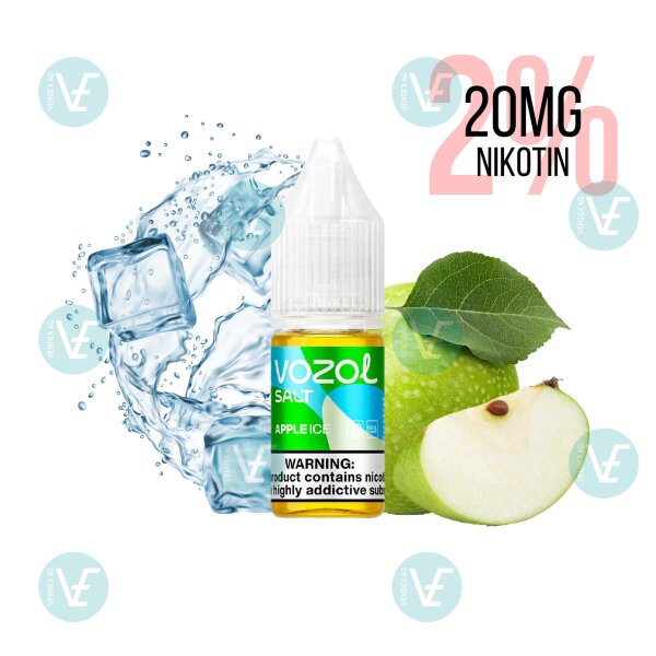 Vozol E-Liquid 20mg/ml  Apple Ice