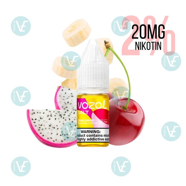 Vozol E-Liquid 20mg/ml  Dragonfruit Banana Cherry