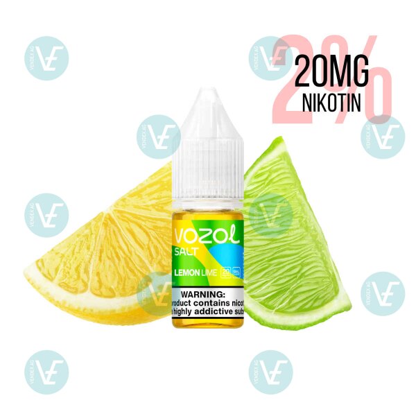 Vozol E-Liquid 20mg/ml  Lemon Lime