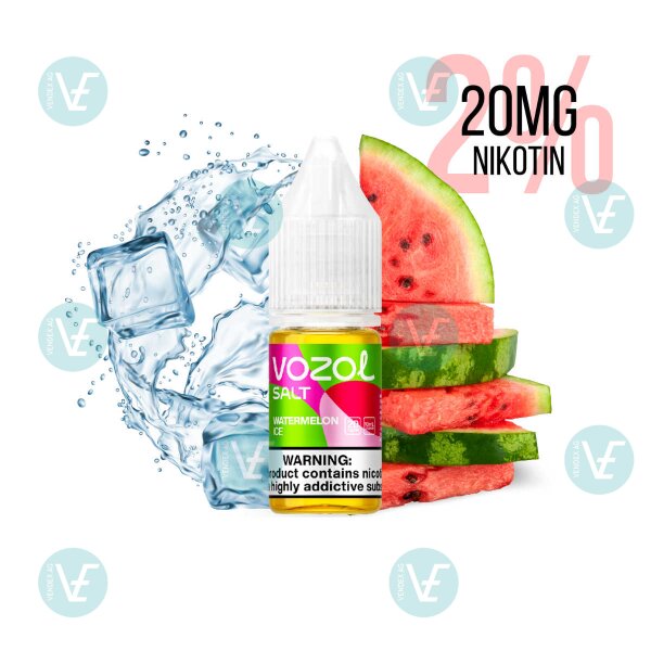 Vozol E-liquide 20mg/ml Pastèque Ice