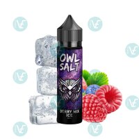 OWL Salt - Longfill 10ml in 60ml Flasche Berry Mix Ice