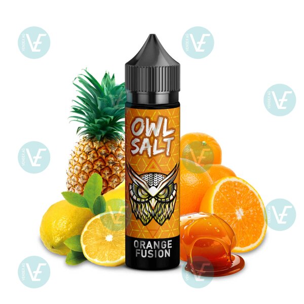 OWL Salt - Longfill 10ml dans un flacon de 60ml Orange Fusion
