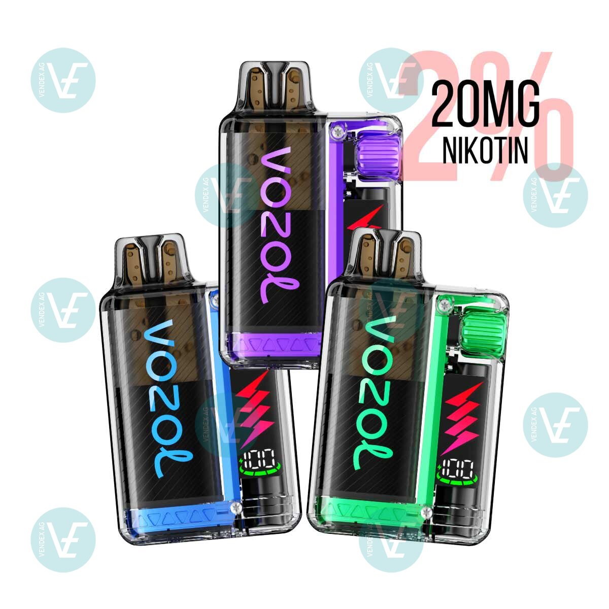 vozol 10000 nachfüllen Vozol Neon 10000: Powerful, High-Quality Vaping Device main image 0