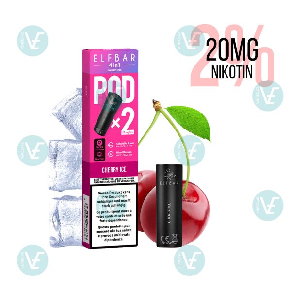 Elfbar - 4 in 1 Pod Cherry Ice