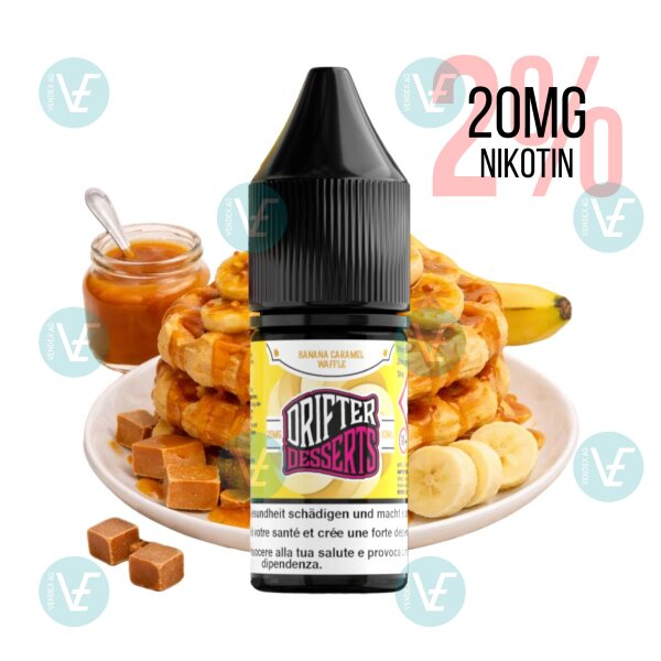 Drifter Bar Salts - Desserts Serie - Banana Caramel Waffle 20mg/ml