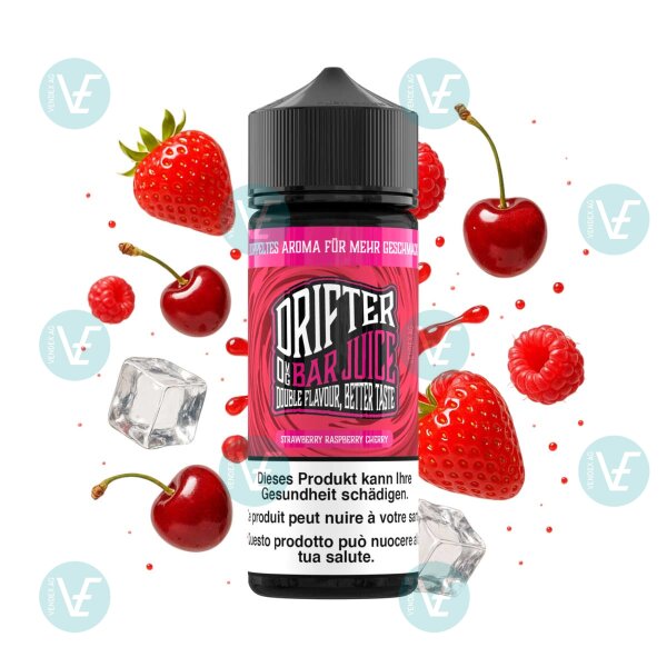 Drifter Bar Juice - Strawberry Raspberry Cherry Shortfill Liquid