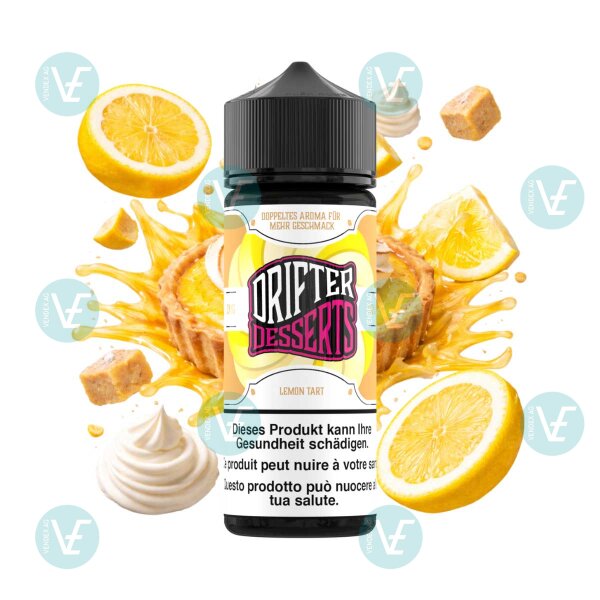 Drifter Desserts Bar Juice - Lemon Tart - 120ml Shortfill