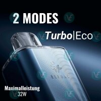 Elfbar - ELFX Mega mit 2 Modes: Turbo und Eco, mit einer Maximalleistung von 32 Watt