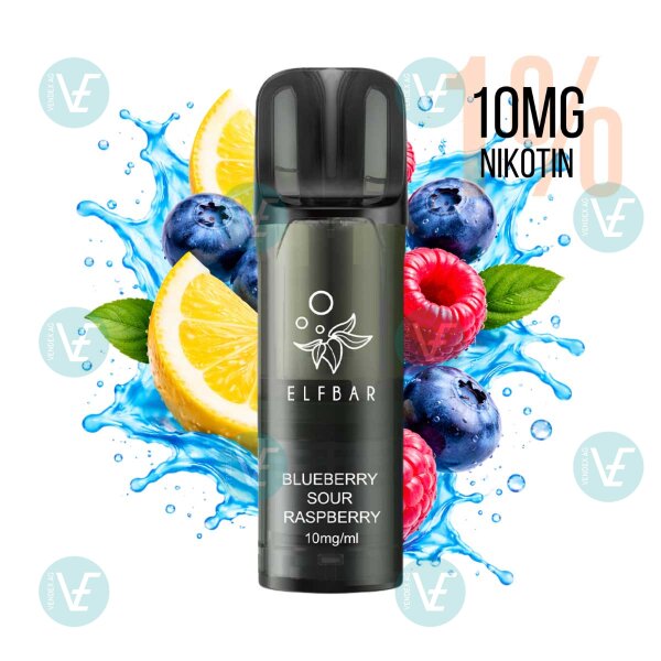 Elfbar - Elfa Pro V2 Pods - Blueberry Sour Raspberry 10mg/ml