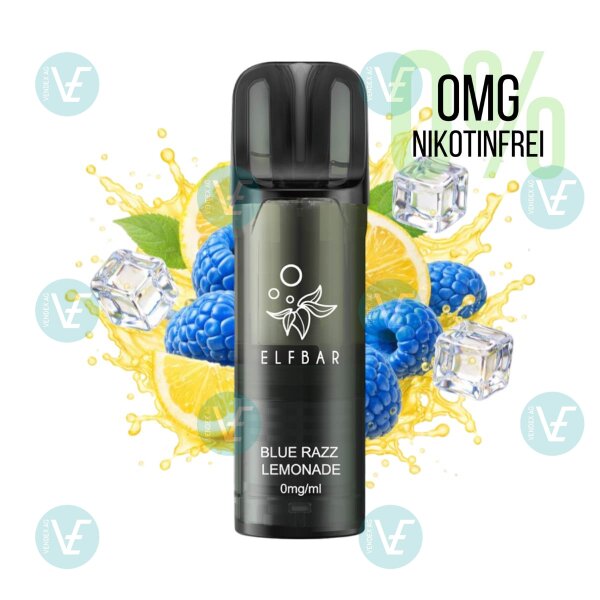 Elfbar - Elfa Pro V2 Pods - Blue Razz Lemonade 0mg/ml