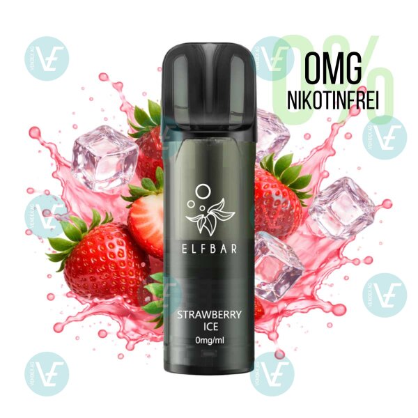 Elfbar - Elfa Pro V2 Pods - Strawberry Ice 0mg/ml