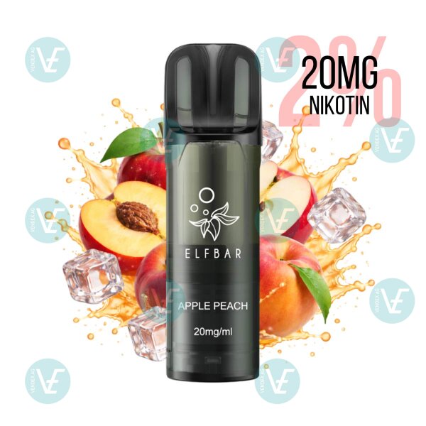 Elfbar - Elfa Pro V2 Pods 20mg/ml - Apple Peach