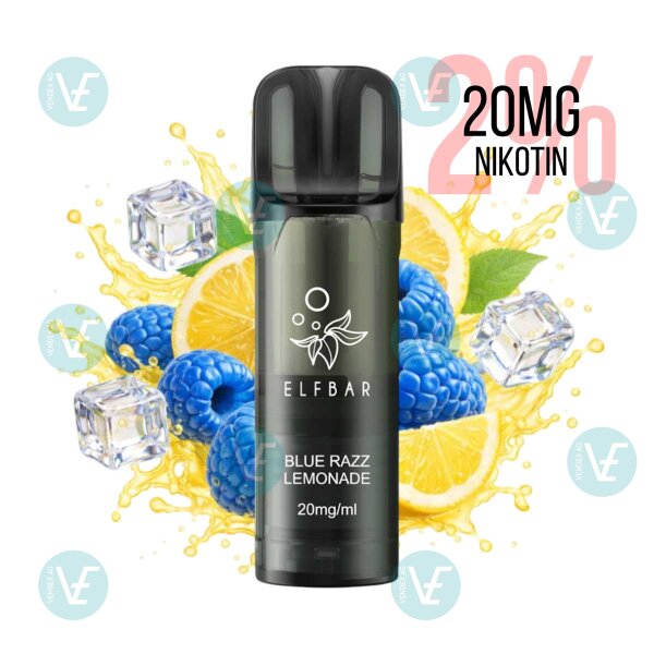 Elfbar - Elfa Pro V2 Pods 20mg/ml - Blue Razz Lemonade