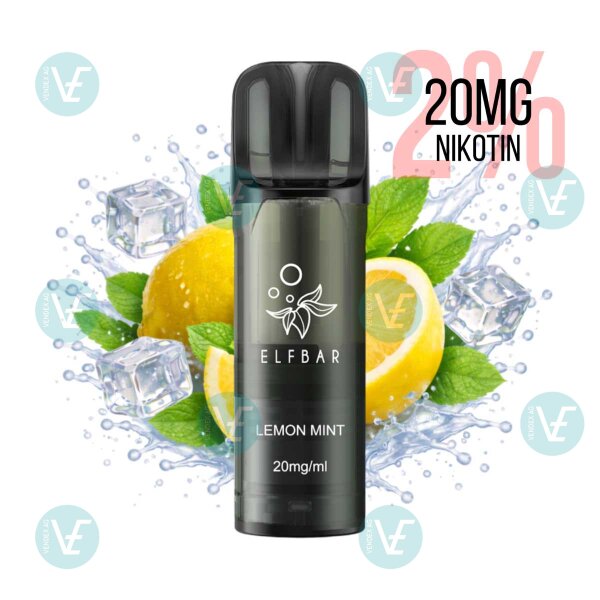 Elfbar - Elfa Pro V2 Pods 20mg/ml - Lemon Mint