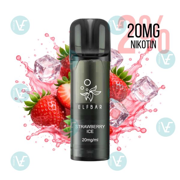 Elfbar - Elfa Pro V2 Pods 20mg/ml - Strawberry Ice