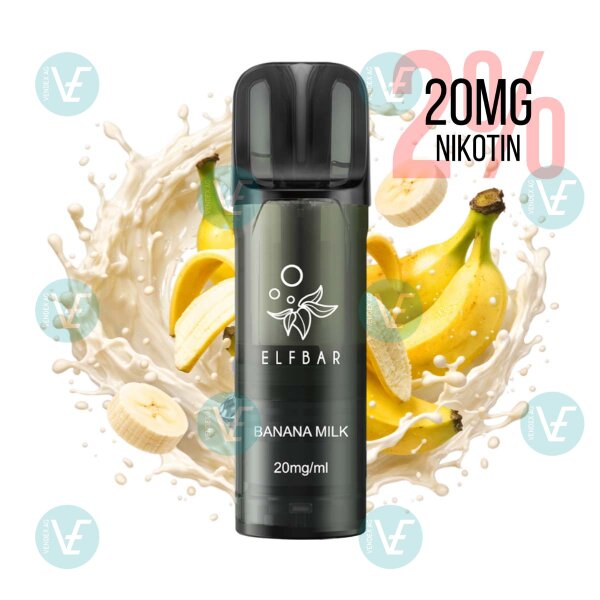 Elfbar - Elfa Pro V2 Pods - Banana Milk 20mg/ml