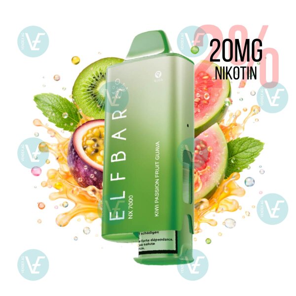 Elfbar - NX 7000 Kit - Kiwi Passionfruit Guava