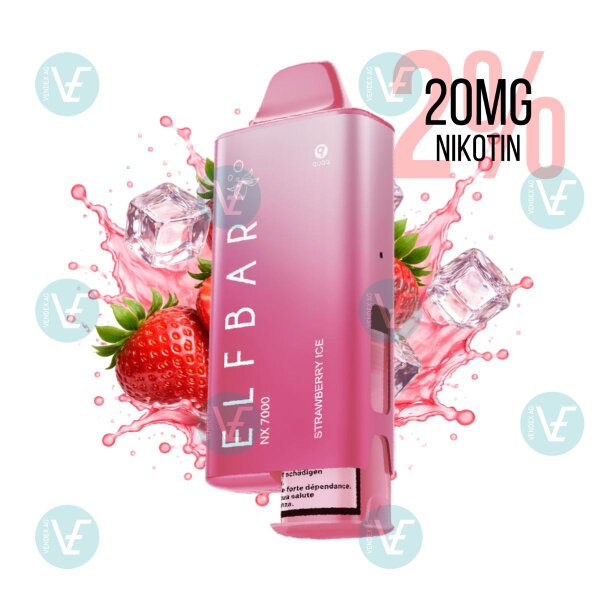 Elfbar - NX 7000 Kit - Strawberry Ice