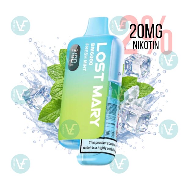 Lost Mary BM6000 Menthe fraîche