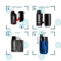 Die passende Bedienungsanleitung für das IVG - Pro Starter Kit Classic Menthol