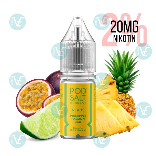 Pod Salt - Nexus Pineapple Passion Lime 20mg/ml -MHDÜ