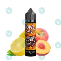 OWL Salt - Sour Peach Longfill 10ml in 60ml Flasche