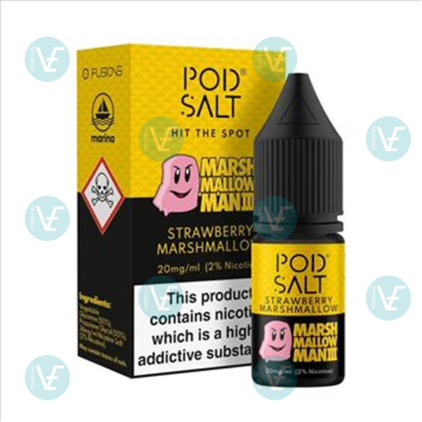 Pod Salt - 20mg/ml Marshmallow Man III - Strawberry Marshmallow Fusion