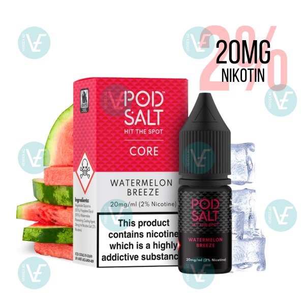 Pod Salt - 20mg/ml Watermelon Breeze