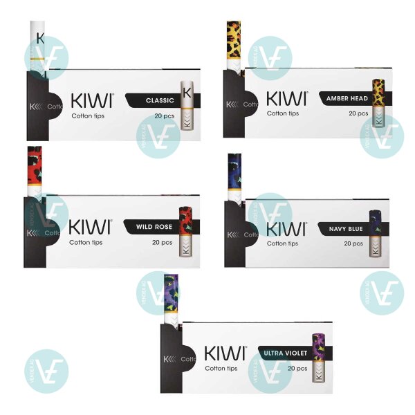 Kiwi Vapor - KIWI Cotton Filters (Drip Tips) 20 pcs.