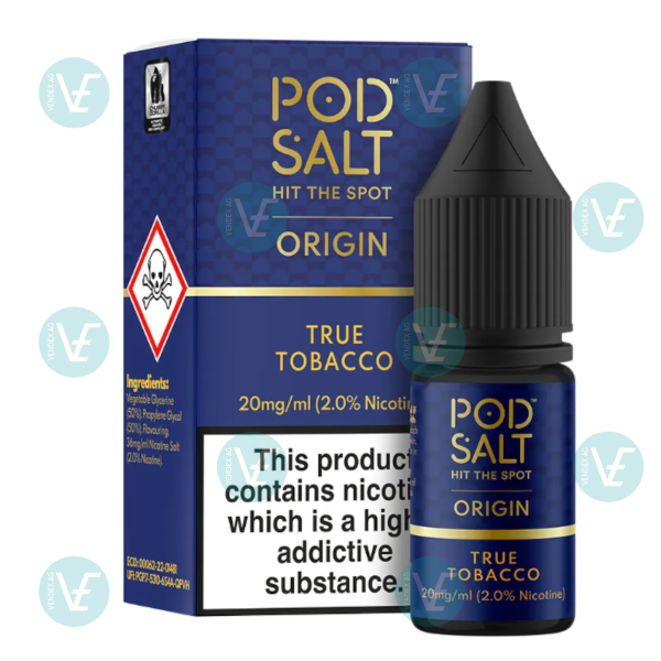 Pod Salt Origin - True Tobacco 10ml - 20mg/ml