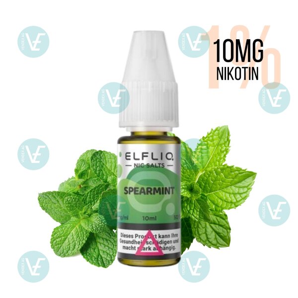 Elfbar - Elfliq 10mg Nicotine Salt Spearmint