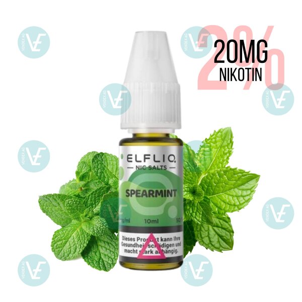 Elfbar - Elfliq 20mg Nicotine Salt Spearmint