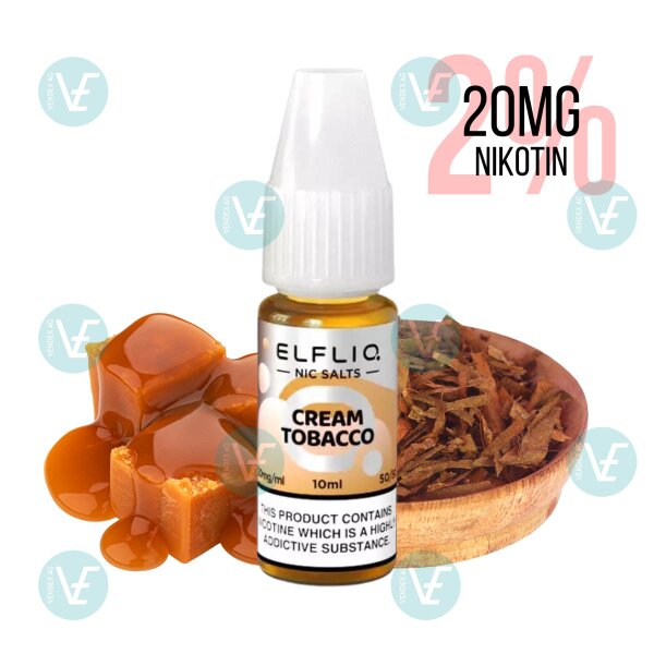 Elfbar - Elfliq 20mg Sali di Nicotina Tabacco Cremoso