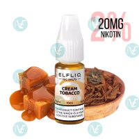 Elfbar - Elfliq 20mg Nikotinsalz Cream Tobacco