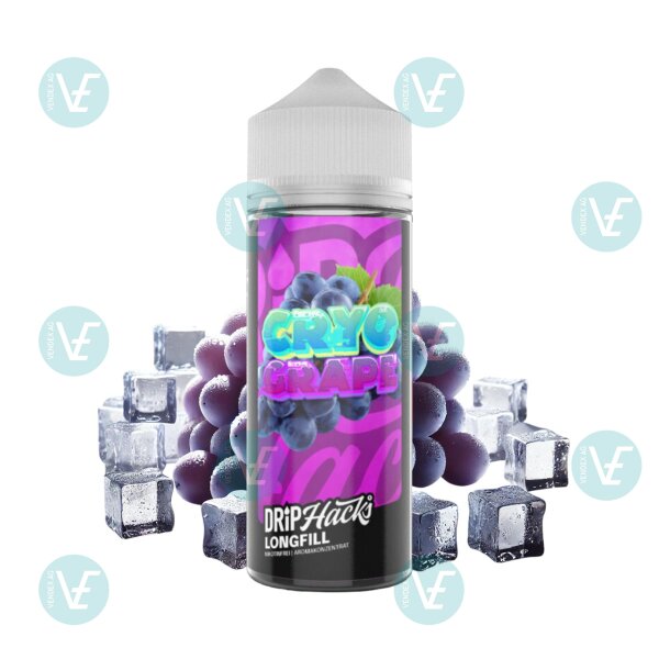Drip Hacks - Longfill Liquid Cryo Grape 30ml Aroma