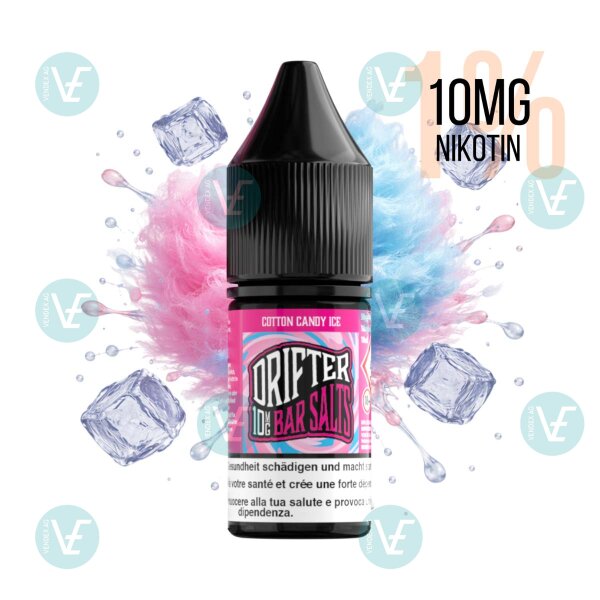 Drifter Bar Salts - Cotton Candy Ice 10mg Nikotinsalz