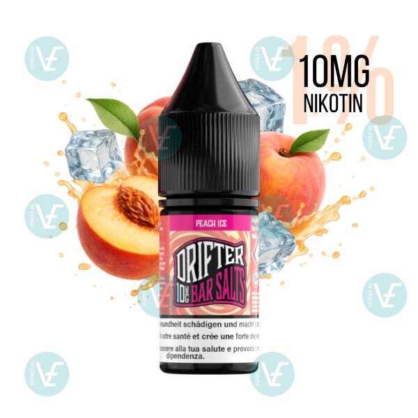 Drifter Bar Salts - Peach Ice 10mg Nikotinsalz