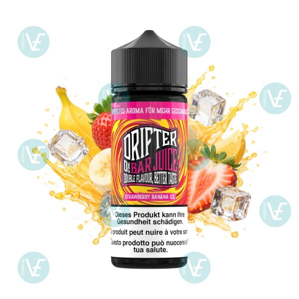 Drifter Bar Juice - Strawberry Banana Ice 120ml - Shortfill
