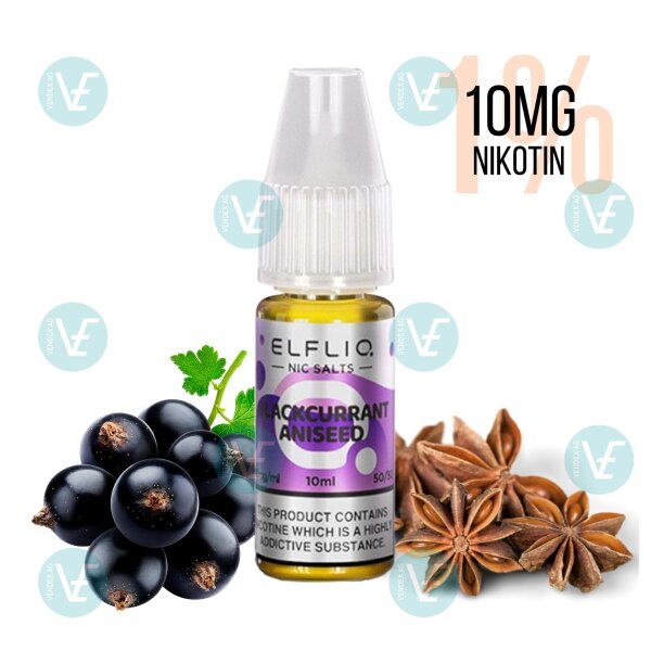 Elfbar - Elfliq Blackcurrant Aniseed 10mg/ml