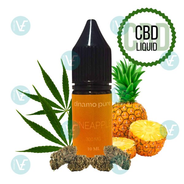 Officine Svapo Milano - CBD Liquid Dinamo Pure 10ml - 300mg Pineapple