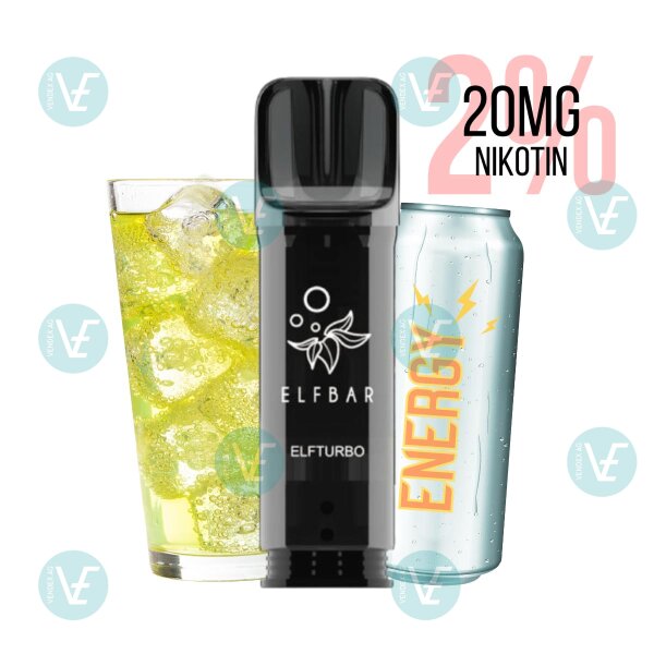 Elfbar - Elfa Pro Pods - Elfturbo 20mg/ml 2%