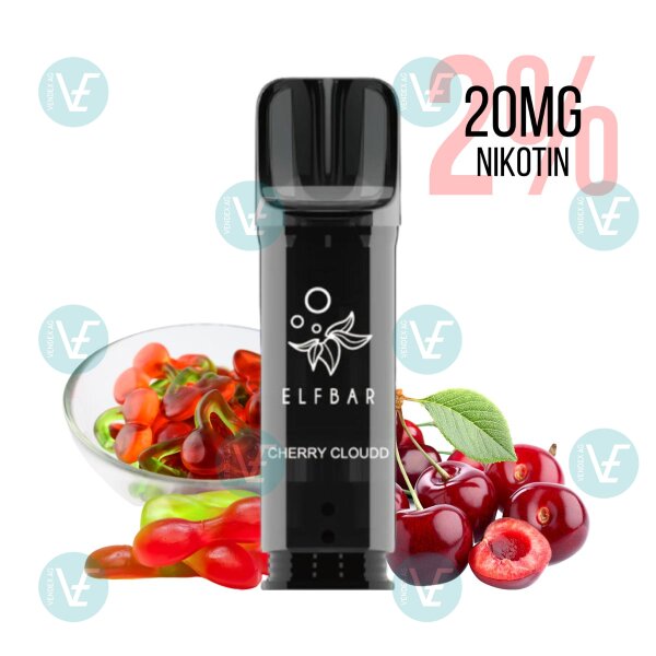 Elfbar - Elfa Pro Pods - Cherry Cloudd (Cherry Candy) 20mg/ml 2%