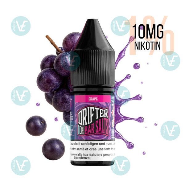 Drifter Bar Salts - Grape 10mg Nikotinsalz