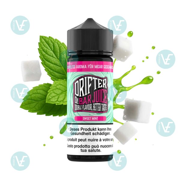 Drifter Bar Juice - Sweet Mint 120ml - Shortfill
