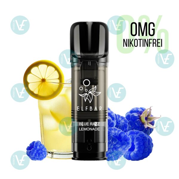 Elfbar - Elfa Pro Pods - Blue Razz Lemonade 0mg/ml