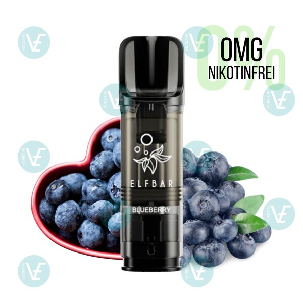 Elfbar - Elfa Pro Pods - Blueberry 0mg/ml