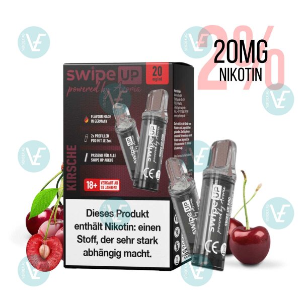 Swipe Up - Pod pré-rempli cerise 20mg/ml (2%)