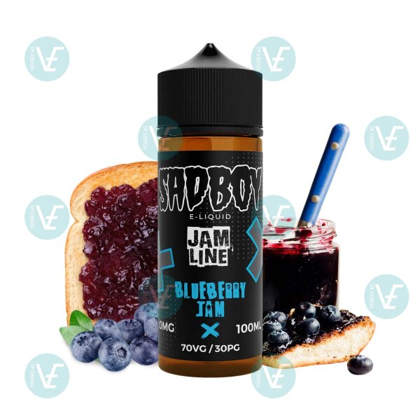 Sadboy - Jam - Blueberry Jam 120ml Shortfill